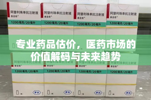 淮安专业药品估价，医药市场的价值解码与未来趋势