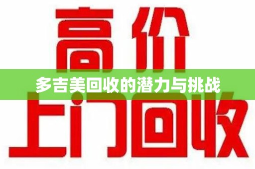 淮安多吉美回收的潜力与挑战